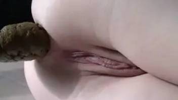 Big poops close up